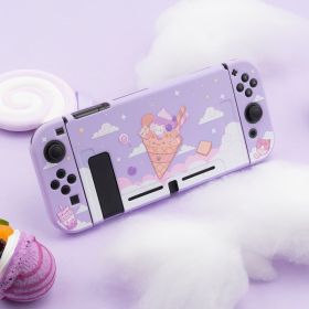 Protective Bag Cover Box Soft Shell Accessories Anti-drop Cute Cartoon Split Color Shell Surrounding