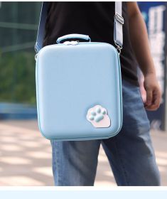 Switch Game Console Complete Accessory Storage Bag (Color: Blue)