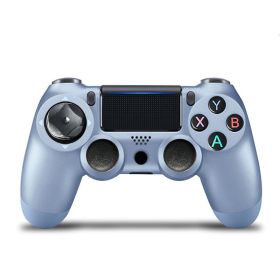 Wireless handle Dual vibration Bluetooth handle (Option: Titanium blue)